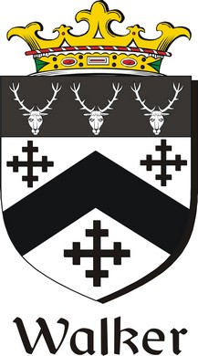 Product picture Walker Family Crest / Irish Coat of Arms Image Download