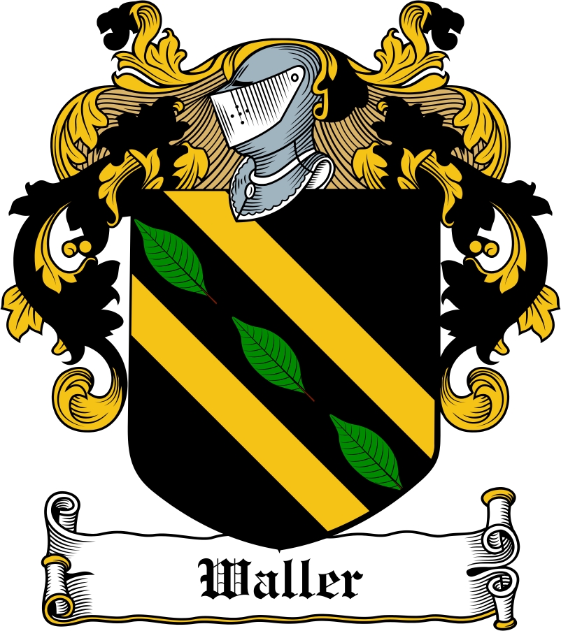 Product picture Waller Family Crest / Irish Coat of Arms Image Download