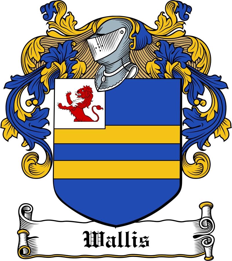 Product picture Wallis Family Crest / Irish Coat of Arms Image Download