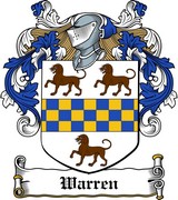 Product picture Warren Family Crest / Irish Coat of Arms Image Download