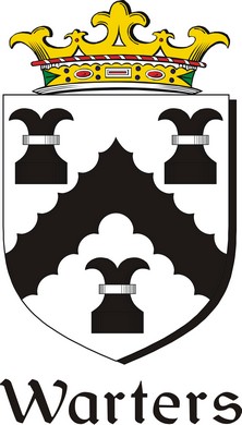 Product picture Warters Family Crest / Irish Coat of Arms Image Download