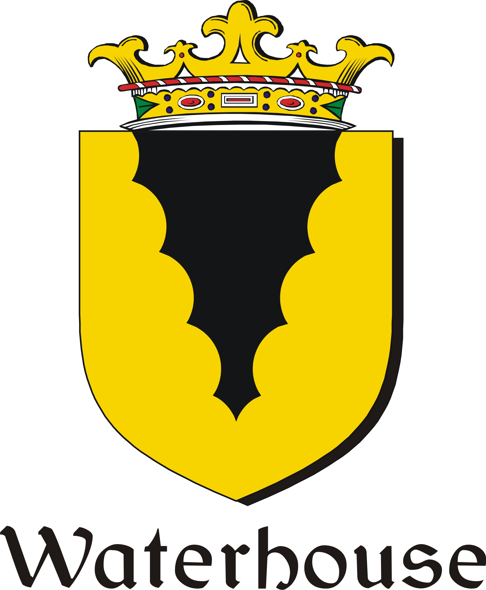 Product picture Waterhouse Family Crest / Irish Coat of Arms Image Download