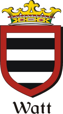 Product picture Watt Family Crest / Irish Coat of Arms Image Download