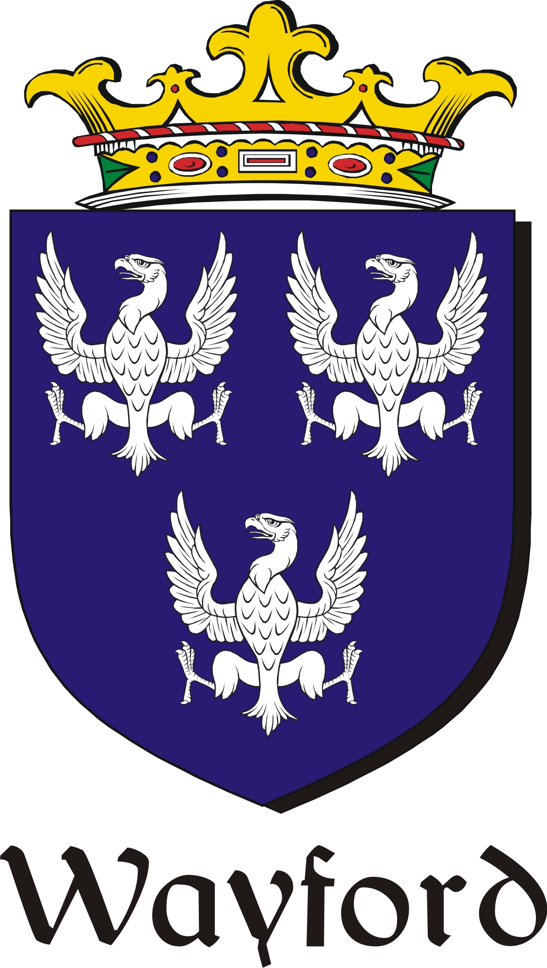 Product picture Wayford Family Crest / Irish Coat of Arms Image Download