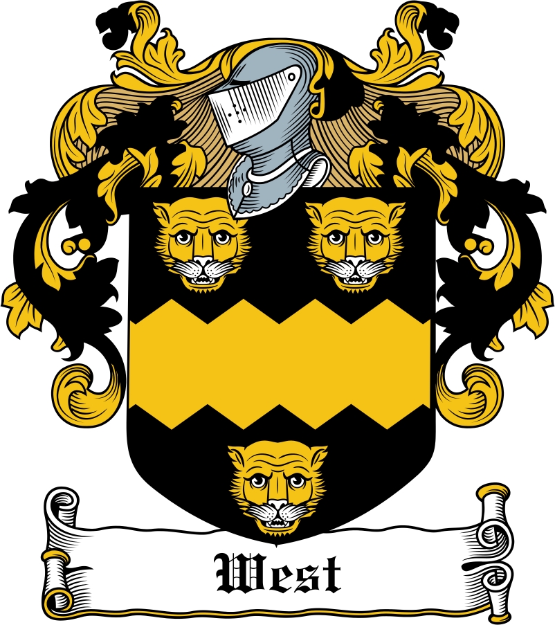 Product picture West Family Crest / Irish Coat of Arms Image Download