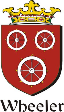 Product picture Wheeler Family Crest / Irish Coat of Arms Image Download