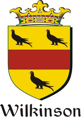 Product picture Wilkinson Family Crest / Irish Coat of Arms Image Download