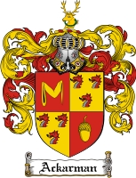 Product picture Ackarman Family Crest Ackarman Coat of Arms Digital Download