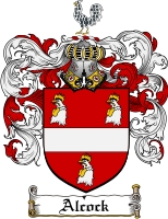 Product picture Alcock Family Crest Alcock Coat of Arms Digital Download