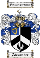 Product picture Alexander Family Crest Alexander Coat of Arms Digital Download