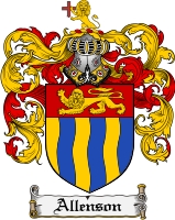 Product picture Allenson Family Crest Allenson Coat of Arms Digital Download