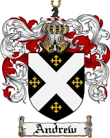 Product picture Andrew Family Crest Andrew Coat of Arms Digital Download