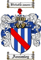 Product picture Annesley Family Crest Annesley Coat of Arms Digital Download