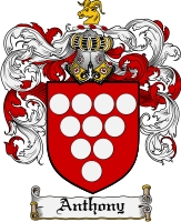 Product picture Anthony Family Crest Anthony Coat of Arms Digital Download
