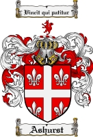 Product picture Ashurst Family Crest Ashurst Coat of Arms Digital Download
