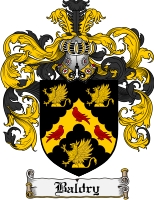 Product picture Baldry Family Crest Baldry Coat of Arms Digital Download