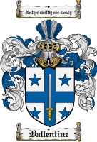 Product picture Ballentine Family Crest Ballentine Coat of Arms Digital Download