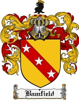 Product picture Bamfield Family Crest Bamfield Coat of Arms Digital Download