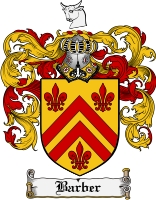 Product picture Barber Family Crest Barber Coat of Arms Digital Download