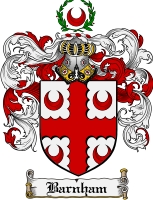 Product picture Barnham Family Crest Barnham Coat of Arms Digital Download
