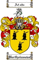 Product picture Bartholomewe Family Crest Bartholomewe Coat of Arms Digital Download