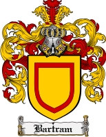 Product picture Bartram Family Crest Bartram Coat of Arms Digital Download