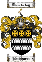 Product picture Bathhurst Family Crest Bathhurst Coat of Arms Digital Download