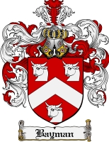 Product picture Bayman Family Crest Bayman Coat of Arms Digital Download