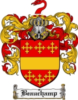 Product picture Beauchamp Family Crest Beauchamp Coat of Arms Digital Download