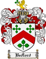 Product picture Bedford Family Crest Bedford Coat of Arms Digital Download