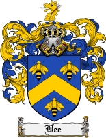 Product picture Bee Family Crest Bee Coat of Arms Digital Download