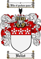 Product picture Bellet Family Crest Bellet Coat of Arms Digital Download