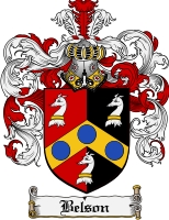 Product picture Belson Family Crest Belson Coat of Arms Digital Download