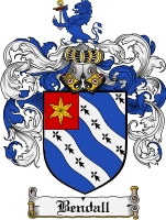 Product picture Bendall Family Crest Bendall Coat of Arms Digital Download