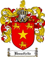Product picture Benedicite Family Crest Benedicite Coat of Arms Digital Download