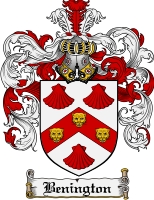 Product picture Benington Family Crest Benington Coat of Arms Digital Download