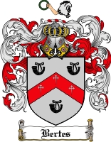 Product picture Bertes Family Crest Bertes Coat of Arms Digital Download