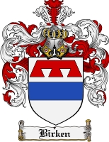 Product picture Birken Family Crest Birken Coat of Arms Digital Download