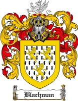 Product picture Blachman Family Crest Blachman Coat of Arms Digital Download