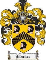 Product picture Blacker Family Crest Blacker Coat of Arms Digital Download