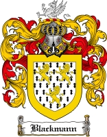 Product picture Blackmann Family Crest Blackmann Coat of Arms Digital Download