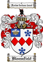 Product picture Bloomfield Family Crest Bloomfield Coat of Arms Digital Download