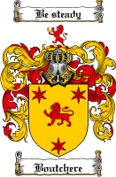 Product picture Boutchere Family Crest Boutchere Coat of Arms Digital Download
