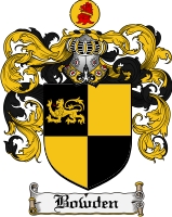 Product picture Bowden Family Crest Bowden Coat of Arms Digital Download