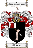 Product picture Bower Family Crest Bower Coat of Arms Digital Download