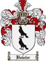 Product picture Bowler Family Crest Bowler Coat of Arms Digital Download