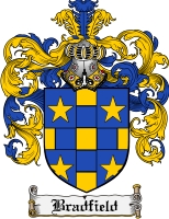 Product picture Bradfield Family Crest Bradfield Coat of Arms Digital Download