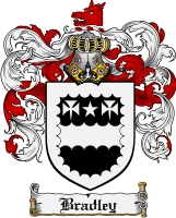 Product picture Bradley Family Crest Bradley Coat of Arms Digital Download