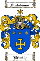 Product picture Brinkly Family Crest Brinkly Coat of Arms Digital Download