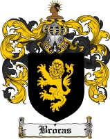 Product picture Brocas Family Crest Brocas Coat of Arms Digital Download